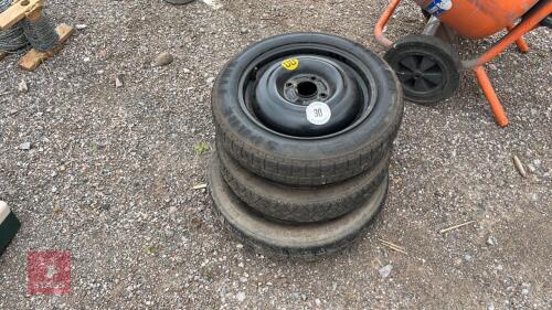 3 SPARE TYRES