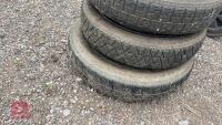 3 SPARE TYRES - 3
