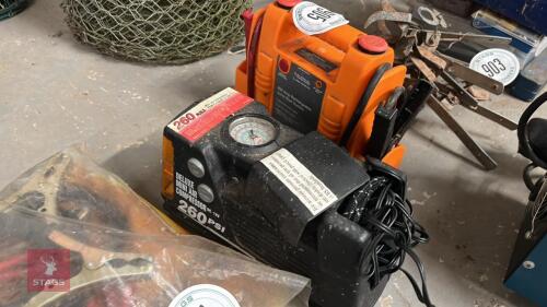 BATTERY JUMP PACK & COMPRESSOR