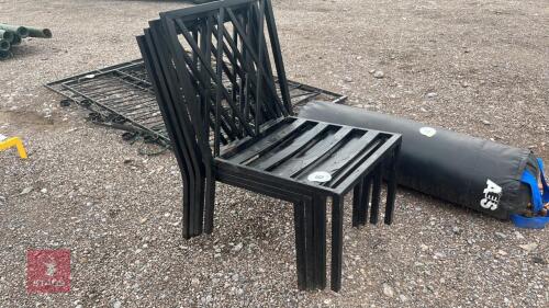 4 GARDEN CHAIRS