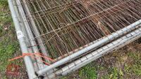 9 HERRAS FENCING PANELS - 2