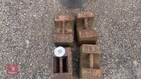 4 X 56LB WEIGHTS - 3