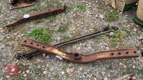FRONT AXLE + STEERING RODS
