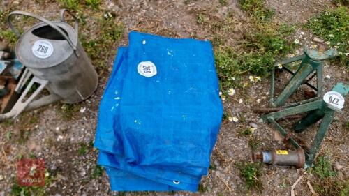BOX OF TARPAULINS