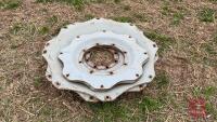 SET OF FRONT & BACK TRACTOR WHEEL INSERTS - 4