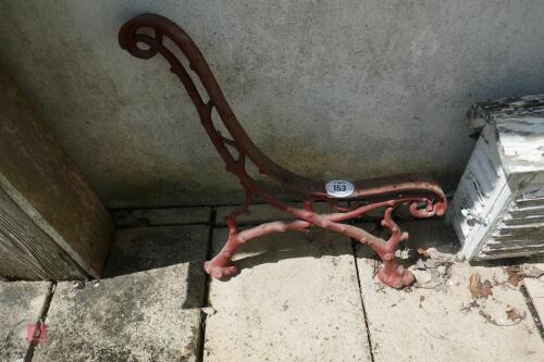 CAST IRON BENCH END/SUPPORT