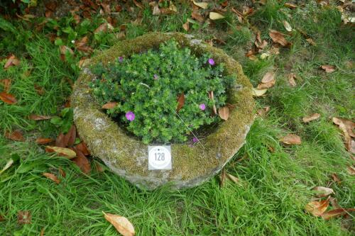 CIRCULAR GRANITE TROUGH/PLANTER