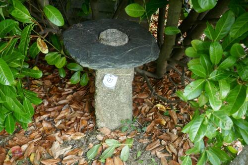 SLATE AND GRANITE STADDLE STONE