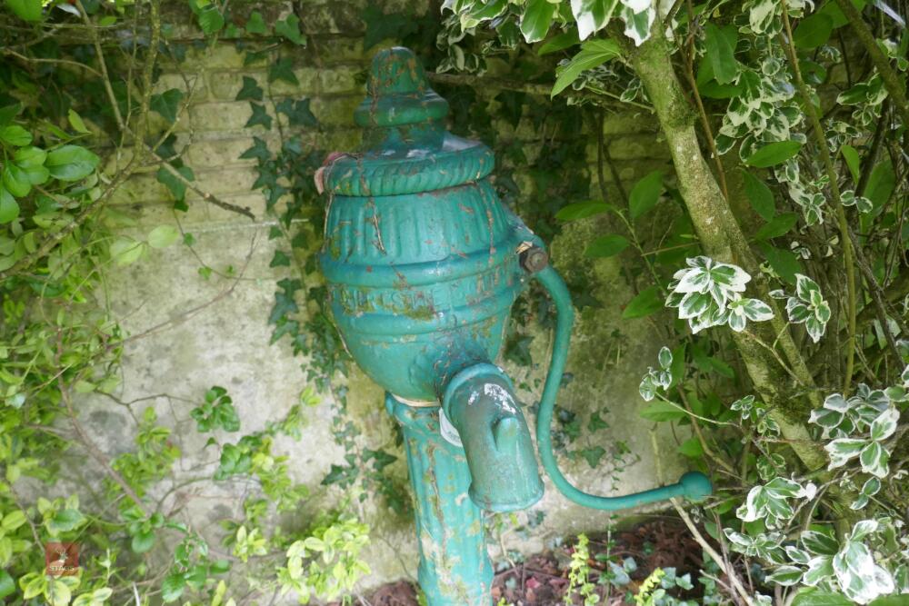 D. CHRISTIE ORNATE TEAPOT WELL PUMP