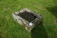 RECTANGULAR GRANITE TROUGH/PLANTER - 2