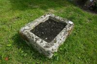RECTANGULAR GRANITE TROUGH/PLANTER - 3