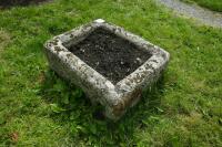RECTANGULAR GRANITE TROUGH/PLANTER - 5
