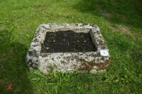 RECTANGULAR GRANITE TROUGH/PLANTER - 6