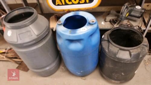 3 WATER BUTTS