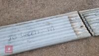 20 SHEETS OF 9' ROOFING TIN - 3