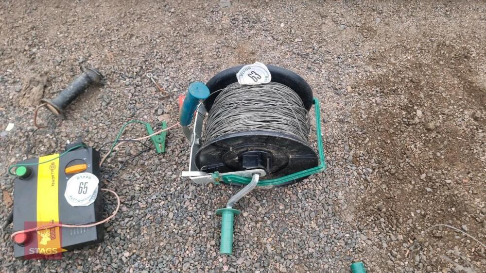REEL OF METAL ELECTRIC FENCING WIRE