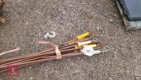 15 PIG TAIL ELECTRIC FENCE STAKES - 2