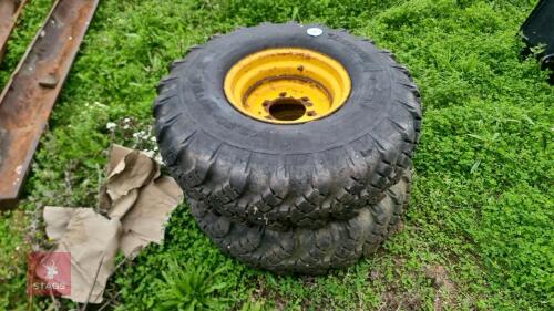 2 X 13-18 WHEELS AND TYRES
