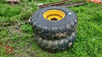 2 X 13-18 WHEELS AND TYRES - 2