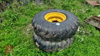 2 X 13-18 WHEELS AND TYRES - 3