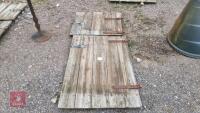2M X 90CM STABLE DOOR C/W HINGES - 2