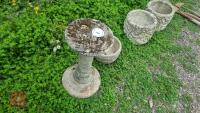 CONCRETE PLANTER AND STAND - 3