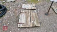 2M X 90CM STABLE DOOR C/W HINGES - 2