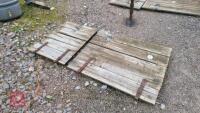 2M X 90CM STABLE DOOR C/W HINGES - 3