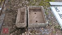 2 CONCRETE PLANTERS - 3