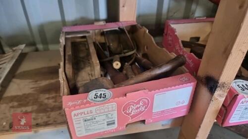 QTY OF VINTAGE HAND TOOLS