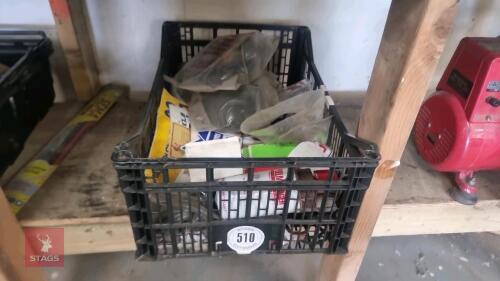 BOX OF MACHINERY PARTS
