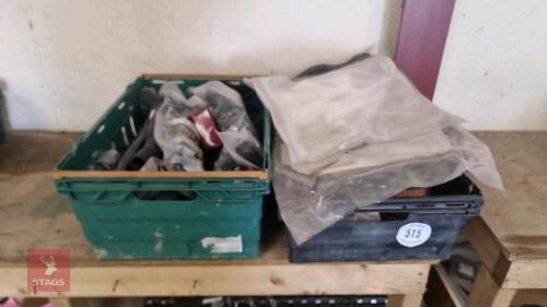 2 TRAYS OF TRACTOR PARTS