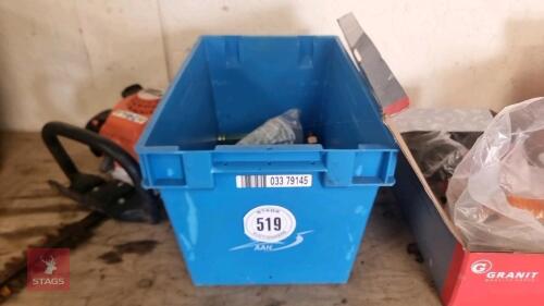 BOX OF TRACTOR PINS AND CLIPS