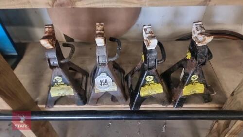 4X 3TONNE JACK STANDS