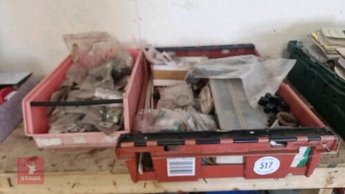 2 BOXS OF MACHINERY SPARES
