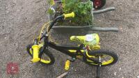 KIDS BICYCLE C/W STABILISERS - 2