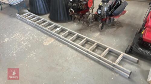 12' AL DOUBLE EXTENDING LADDER