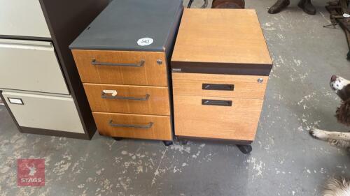2 OFFICE DRAWS