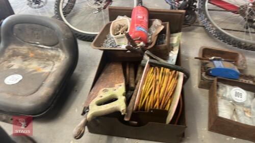 SAW, EXTENSION LEAD, SCREWS ETC