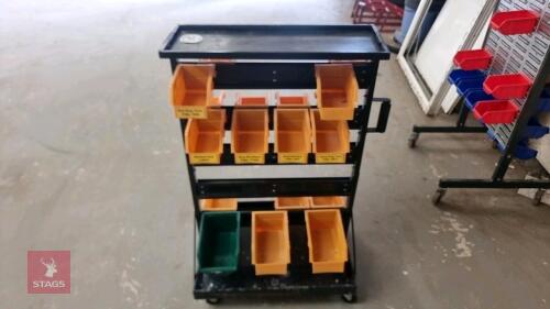 WHEELED STORAGE UNIT & BOXS
