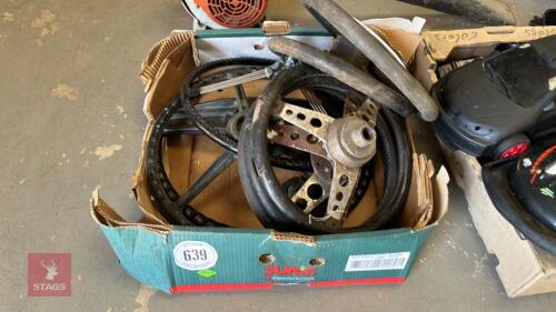 8 VINTAGE STEERING WHEELS