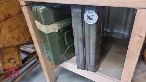 2 JERRY CANS