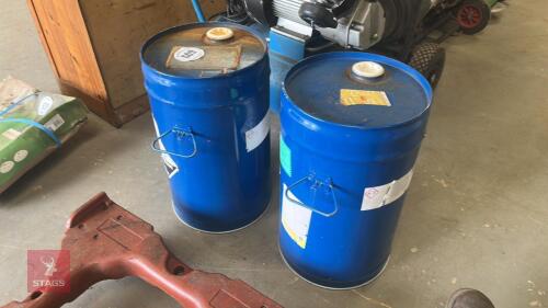 2 X 20L OIL DRUMS