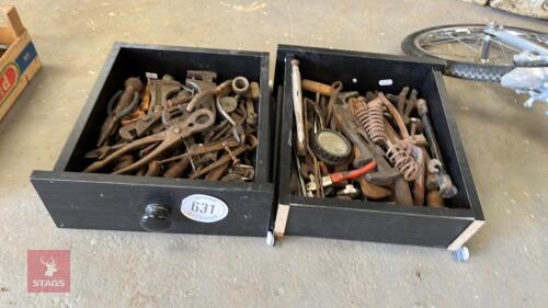 2 BOXS OF VINTAGE TOOLS