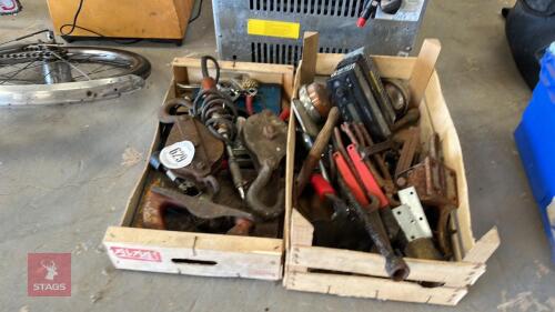 2 BOXS OF VINTAGE TOOLS