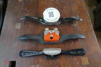 3 X SPOKE SHAVES - 2