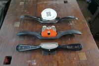 3 X SPOKE SHAVES - 4