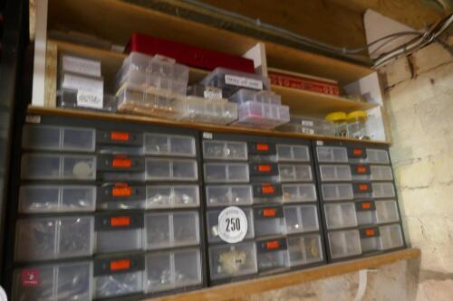 4 SHELVES OF CONSUMABLES