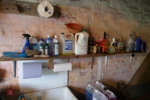SHELF OF LIQUIDS