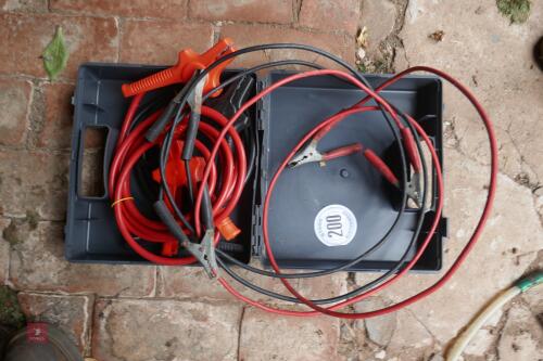 2 X SETS OF JUMP LEADS
